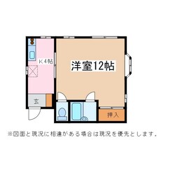 南松本駅 徒歩17分 2階の物件間取画像